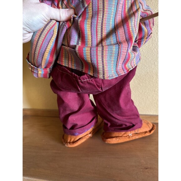 Vintage Rushton Cigar Smoking Hobo Rubber Face Striped Clothes Rare - Picture 7 of 14